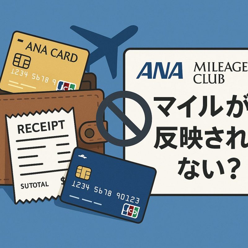 ANA マイルが反映されない？